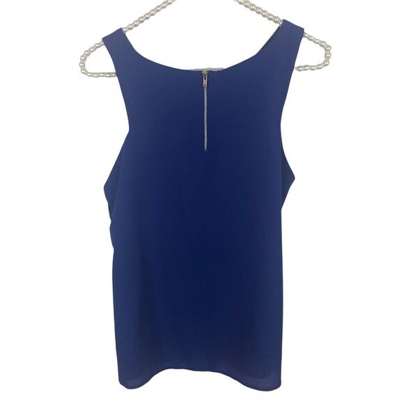 Paper Crane blue sleeveless top - Picture 2 of 8